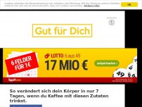 Bild zum Artikel: So verändert sich dein Körper in nur 7 Tagen, wenn du Kaffee mit diesen Zutaten trinkst.