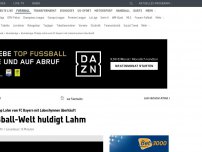 Bild zum Artikel: So verneigt sich die Fußball-Welt vor Lahm