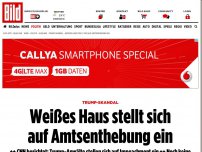 Bild zum Artikel: Trump-Skandal - Weißes Haus bereitet sich auf Amtsenthebung vor