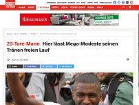 Bild zum Artikel: FC-Star: Hier lässt Mega-Modeste seinen Tränen freien Lauf