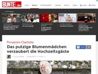 Bild zum Artikel: Prinzessin Charlotte: Das süße Blumenmädchen verzaubert die Hochzeitsgäste