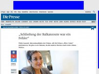 Bild zum Artikel: Schließung der Balkanroute war ein Fehler [premium]