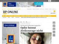 Bild zum Artikel: Unfallzeugin in Düsseldorf angegriffen - Opfer bereut Zivilcourage nicht
