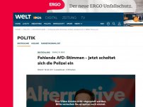 Bild zum Artikel: Panne in NRW: Fehlende AfD-Stimmen – jetzt schaltet sich die Polizei ein