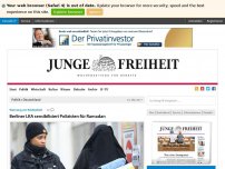 Bild zum Artikel: Berliner LKA sensibilisiert Polizisten für Ramadan