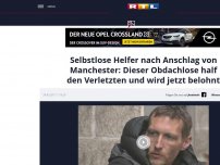 Bild zum Artikel: Selbstlose Helfer nach Anschlag von Manchester: Dieser Obdachlose half den Verletzten und wird jetzt belohnt