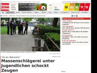 Bild zum Artikel: Massenschlägerei unter Jugendlichen schockt Zeugen