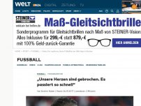 Bild zum Artikel: Todkranker Fan: 'Unsere Herzen sind gebrochen. Es passiert so schnell'