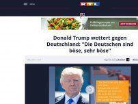 Bild zum Artikel: Donald Trump wettert gegen Deutschland