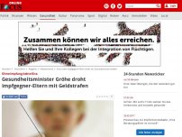 Bild zum Artikel: Ohne Impfung keine Kita - Gesundheitsminister Gröhe droht Impfgegner-Eltern mit Geldstrafen