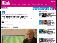 Bild zum Artikel: 83-jähriger Albaner zockt leidenschaftlich Playstation: «Ich brauche neue Gegner»