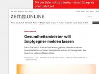 Bild zum Artikel: Masern-Ausbruch: Gesundheitsminister kündigt Geldstrafen für Impfgegner an