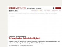 Bild zum Artikel: Trump und die Verbündeten: Triumph der Scheinheiligkeit