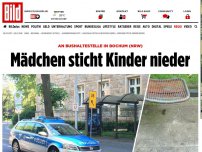 Bild zum Artikel: An Bochumer Haltestelle - Mädchen sticht Kinder nieder