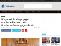 Bild zum Artikel: Bürger reicht Klage gegen etablierte Parteien beim Bundesverfassungsgericht ein