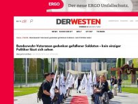 Bild zum Artikel: Bundeswehr: Bundeswehr-Veteranen gedenken gefallener Soldaten – kein einziger Politiker lässt sich sehen