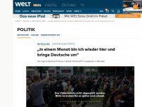 Bild zum Artikel: Junger Afghane drohte Polizei: 'In einem Monat bin ich wieder hier und bringe Deutsche um'