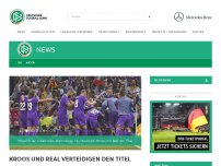 Bild zum Artikel: Kroos und Real verteidigen den Titel