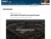 Bild zum Artikel: Mordfall Endingen: 'Sein DNA-Profil geht durch ganz Europa'