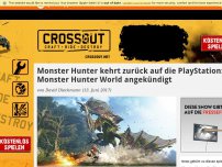 Bild zum Artikel: News: Monster Hunter kehrt zurück auf die PlayStation 4: Monster Hunter World angekündigt