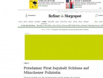 Bild zum Artikel: Tweet: Piraten-Bundestagskandidat bejubelte Schüsse auf Polizistin