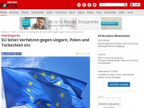 Bild zum Artikel: Streit um Flüchtlingsaufnahme - EU leitet Verfahren gegen Ungarn, Polen und Tschechien ein