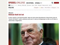 Bild zum Artikel: Altkanzler: 'Bild' meldet Tod von Helmut Kohl