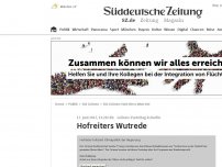 Bild zum Artikel: Hofreiters Wutrede