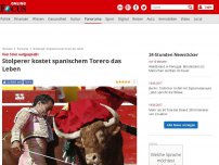 Bild zum Artikel: Frankreich - Stolperer kostet Torero das Leben