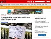 Bild zum Artikel: Medienbericht - Bundesregierung sagt Abschiebeflug nach Kabul für Mittwoch ab