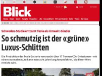 Bild zum Artikel: Schweden-Studie enttarnt Tesla als Umwelt-Sünder: So schmutzig ist der «grüne» Luxus-Schlitten