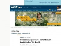 Bild zum Artikel: Vian Dakhil: Irakische Abgeordnete berichtet von bestialischer Tat des IS