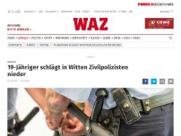 Bild zum Artikel: Angriff: 19-Jähriger schlägt in Witten Zivilpolizisten nieder