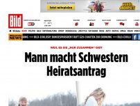 Bild zum Artikel: Weil es sie „nur zusammen“ gibt - Mann macht Schwestern Heiratsantrag