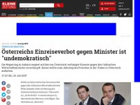 Bild zum Artikel: Türkischer Minister darf nicht zu Putschgedenken nach Österreich