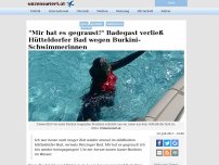 Bild zum Artikel: 'Mir hat es gegraust!' Badegast verließ Hütteldorfer Bad wegen Burkini-Schwimmerinnen
