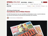 Bild zum Artikel: 'Bild'-Zeitung auf Randalierer-Jagd: Journalismus wie im Wilden Westen