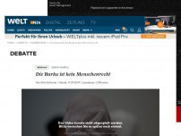 Bild zum Artikel: Gerichtsurteil: Die Burka ist kein Menschenrecht