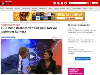 Bild zum Artikel: Eklat bei 'Maischberger' - CDU-Mann Bosbach verlässt wutentbrannt ARD-Talk