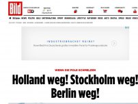 Bild zum Artikel: Wenn die Pole schmelzen - Holland weg! Stockholm weg! Berlin weg!