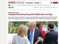 Bild zum Artikel: Donald Trump in Paris: Unangebrachte Bemerkung über Brigitte Macrons Figur