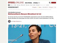 Bild zum Artikel: Fields-Medaillen-Gewinnerin: Mathematikerin Maryam Mirzakhani ist tot
