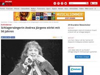 Bild zum Artikel: Andrea Jürgens ist tot - Schlagersängerin stirbt mit 50 Jahren