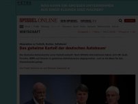 Bild zum Artikel: Absprachen zu Technik, Kosten, Zulieferern: Das geheime Kartell der deutschen Autobauer