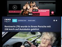 Bild zum Artikel: Rentnerin (79) wurde in ihrem Porsche mit 238 km/h auf Autobahn geblitzt