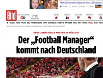 Bild zum Artikel: Spiele-Legende - Der „Football Manager“ kommt nach Deutschland