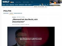 Bild zum Artikel: Erdogan zu Gabriel: 'Niemand hat das Recht, sich einzumischen'