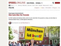 Bild zum Artikel: Kampf gegen Andersdenkende: Hier kein Bier für Fremde