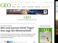 Bild zum Artikel: Wie und warum wirkt Yoga? Das sagt die Wissenschaft