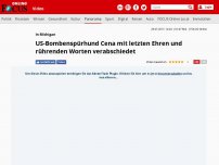 Bild zum Artikel: In Michigan - US-Bombenspürhund Cena mit letzten Ehren und rührenden Worten verabschiedet